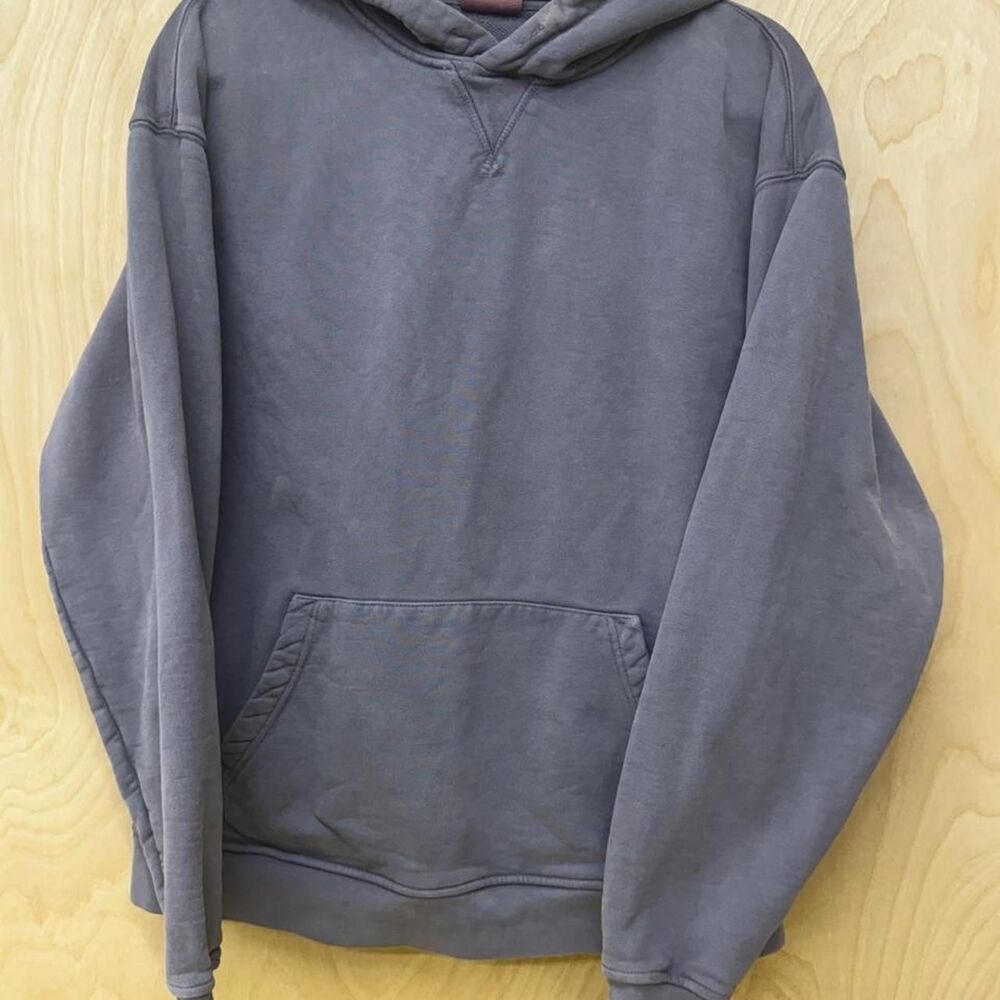 Kith Men's Grey and Purple Hoodie